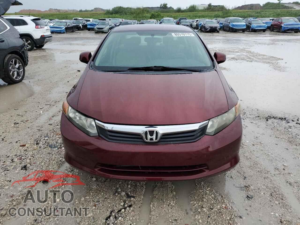 HONDA CIVIC 2012 - 2HGFB2F53CH609300