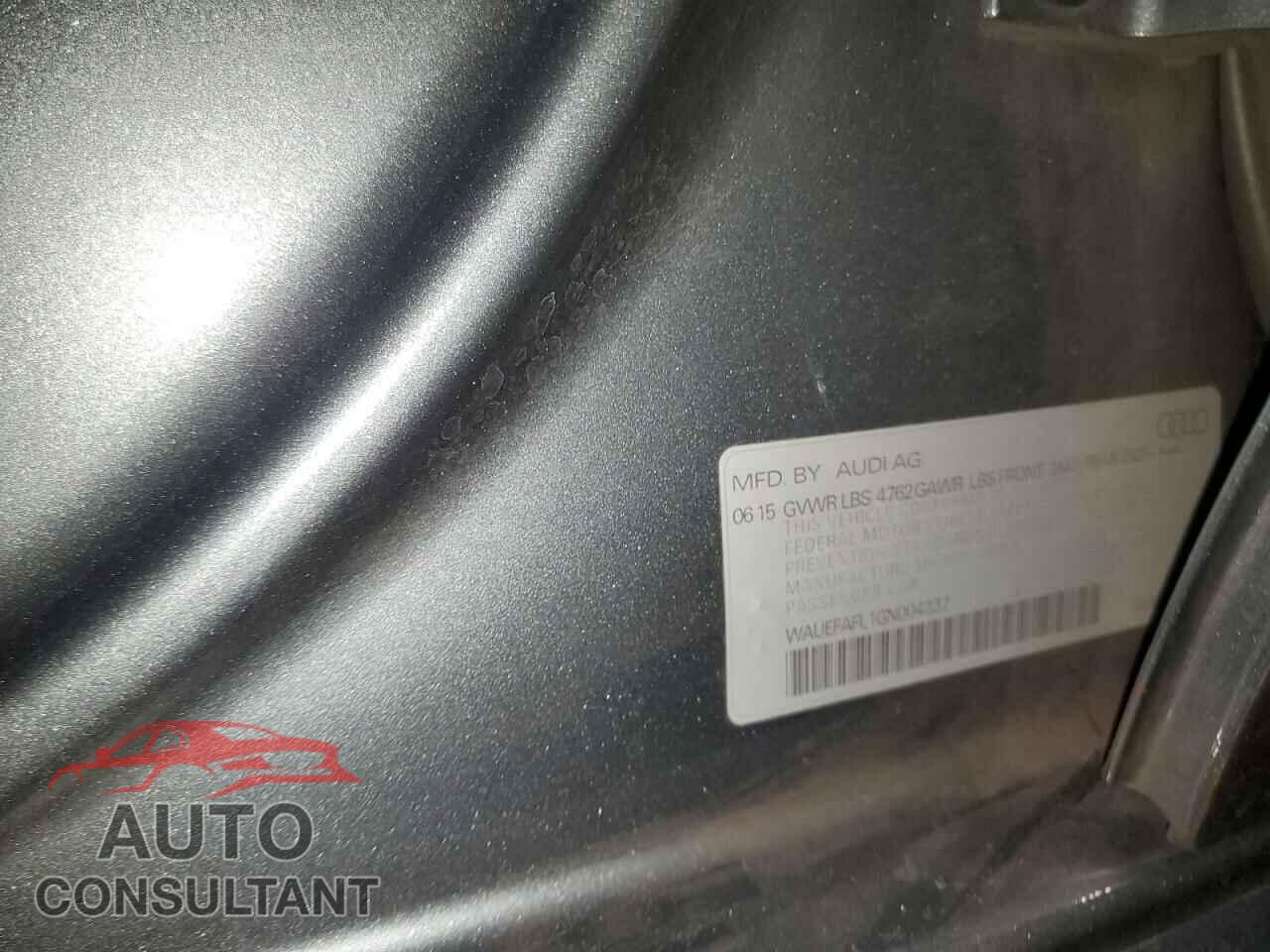 AUDI A4 2016 - WAUEFAFL1GN004337