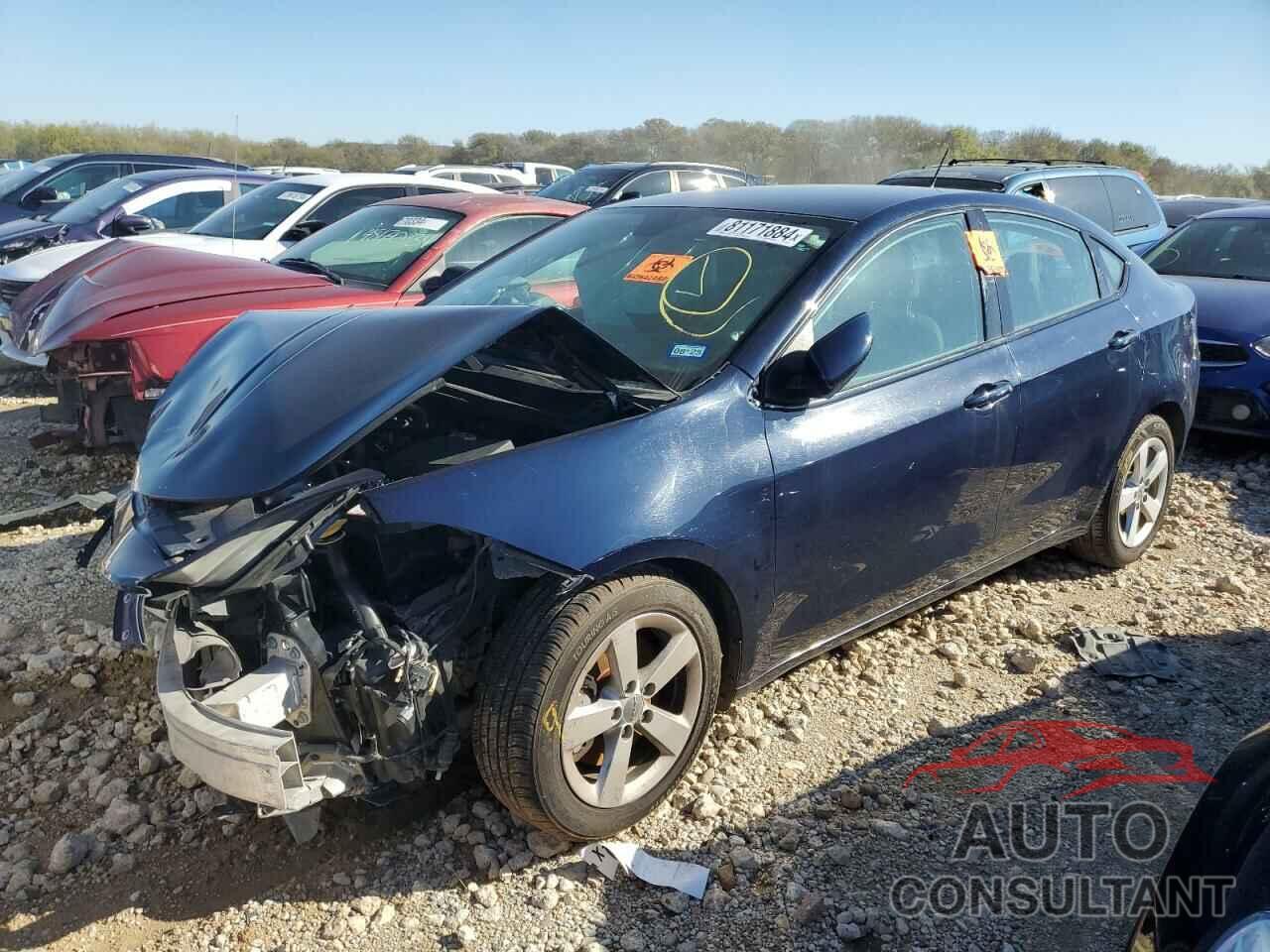 DODGE DART 2015 - 1C3CDFBB2FD351162