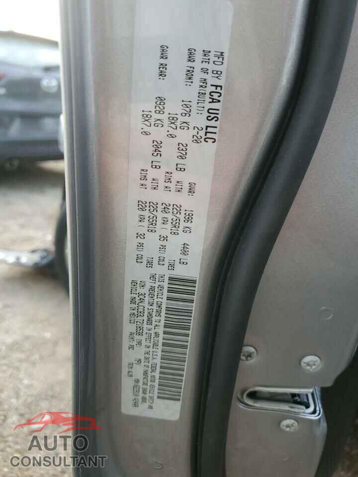 JEEP COMPASS 2020 - 3C4NJCCB3LT218538