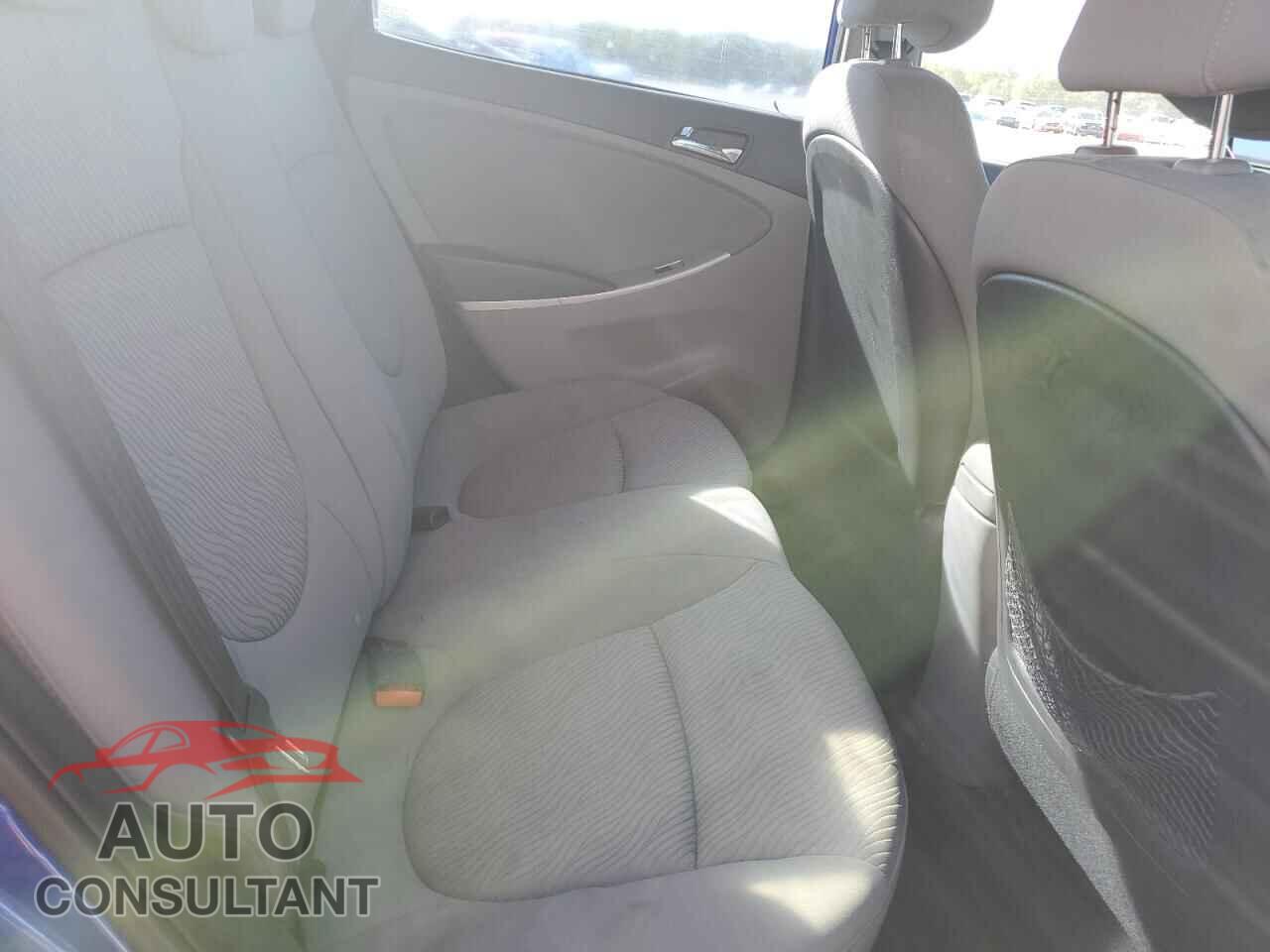 HYUNDAI ACCENT 2012 - KMHCU4AE6CU107405