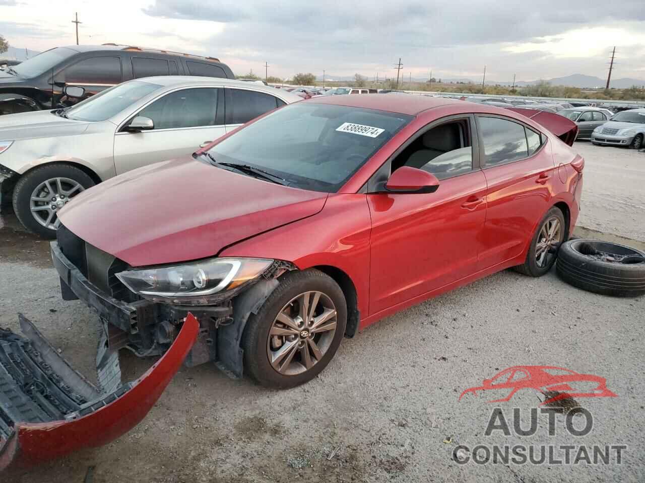 HYUNDAI ELANTRA 2018 - 5NPD84LF2JH367732