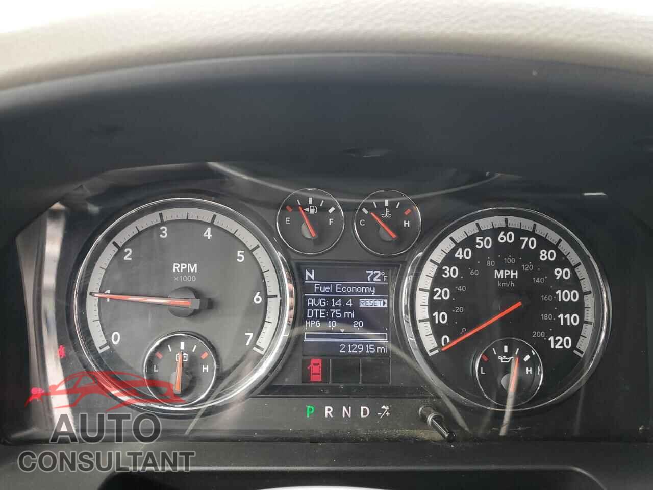 DODGE RAM 1500 2012 - 1C6RD6LT5CS348641