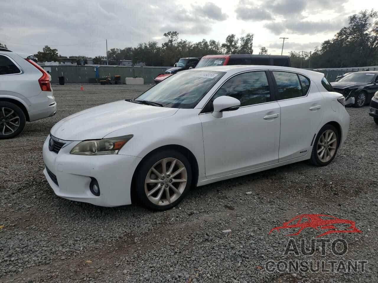 LEXUS CT 200 2012 - JTHKD5BH7C2078408
