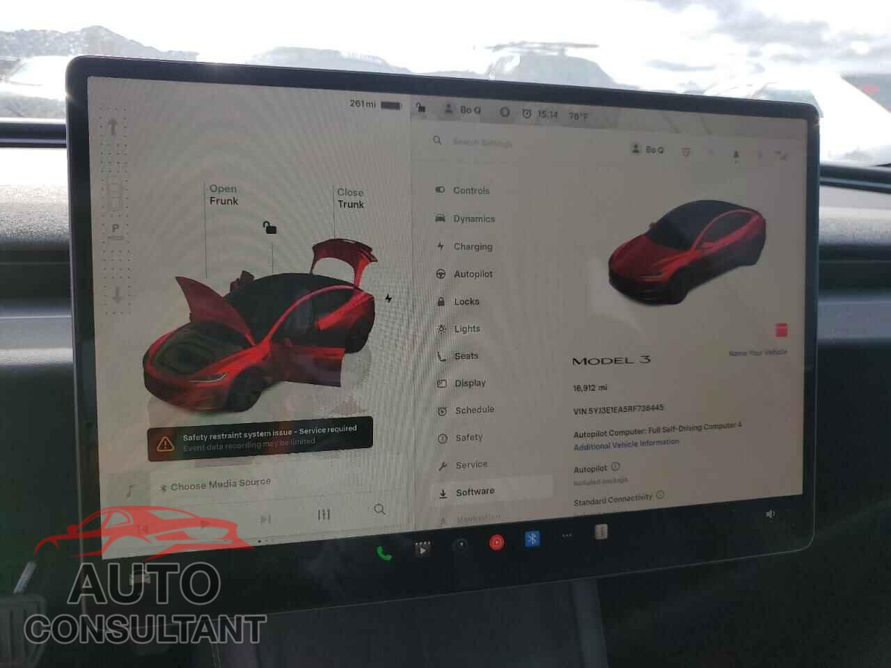 TESLA MODEL 3 2024 - 5YJ3E1EA5RF738445