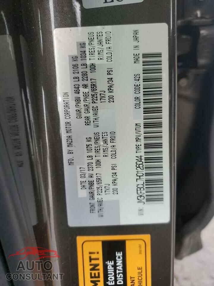 MAZDA CX-5 2017 - JM3KFBCL7H0126044