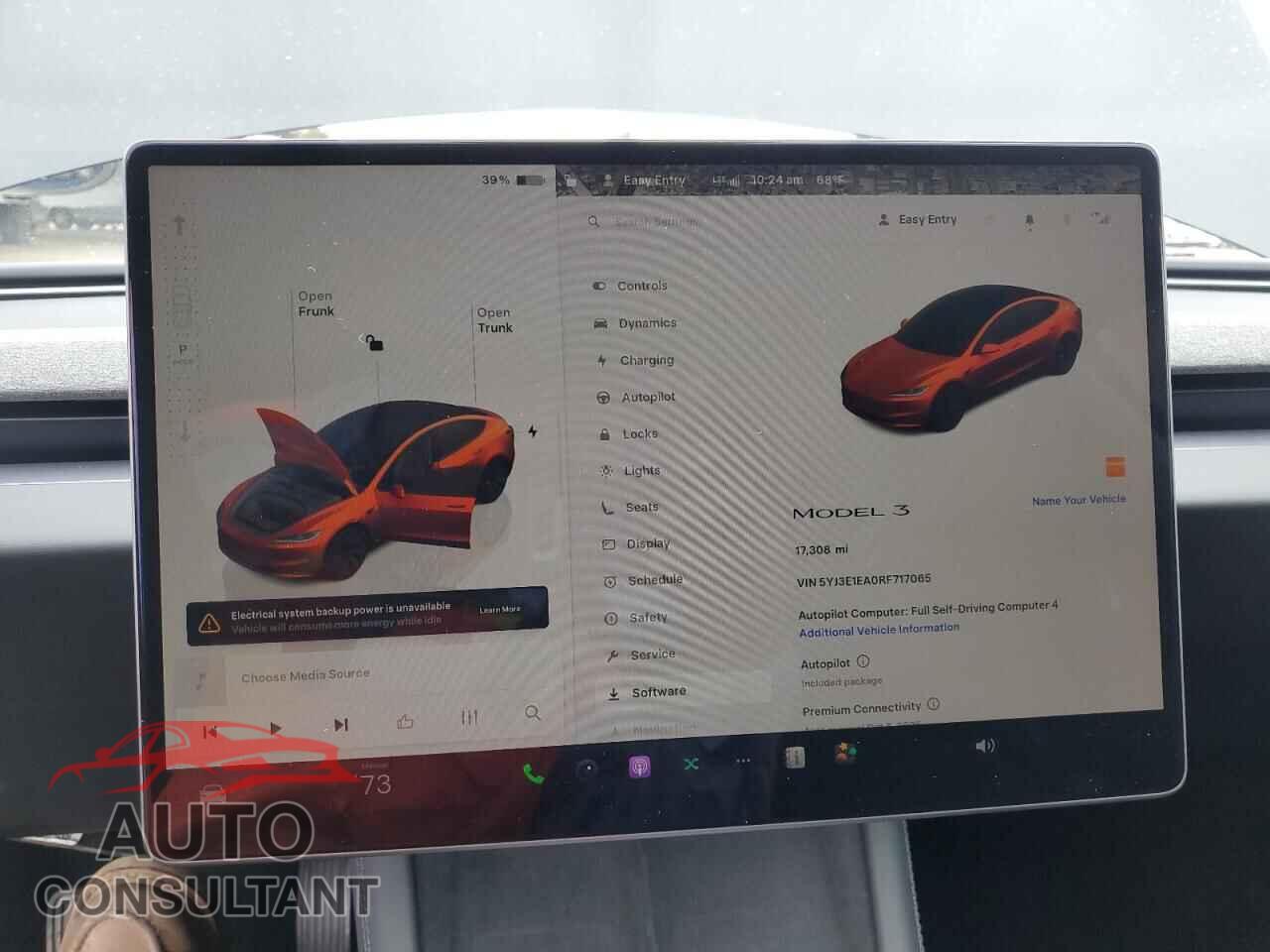 TESLA MODEL 3 2024 - 5YJ3E1EA0RF717065