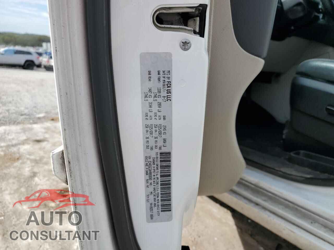 DODGE CARAVAN 2017 - 2C4RDGCGXHR858302