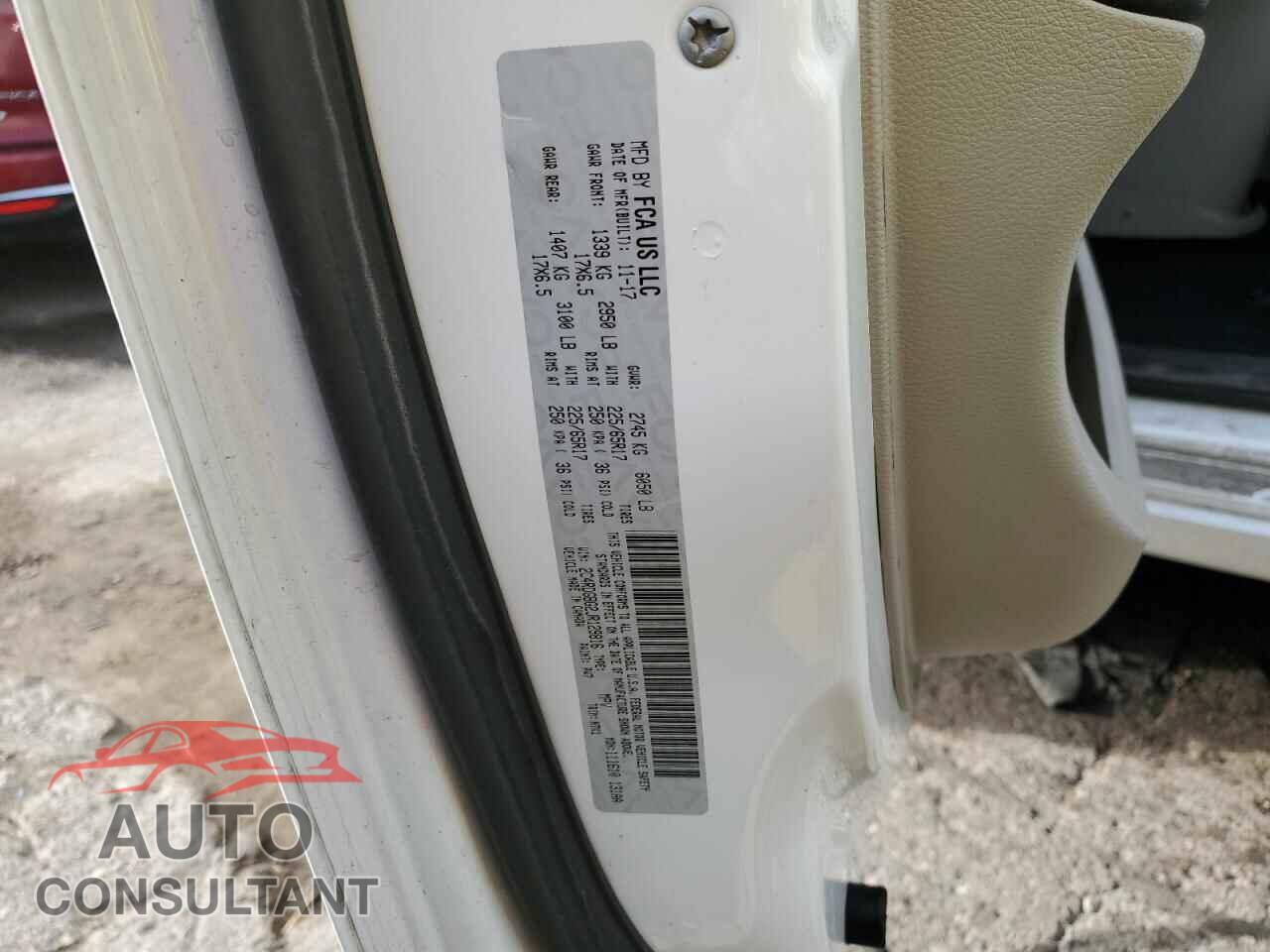 DODGE CARAVAN 2018 - 2C4RDGBG2JR129816