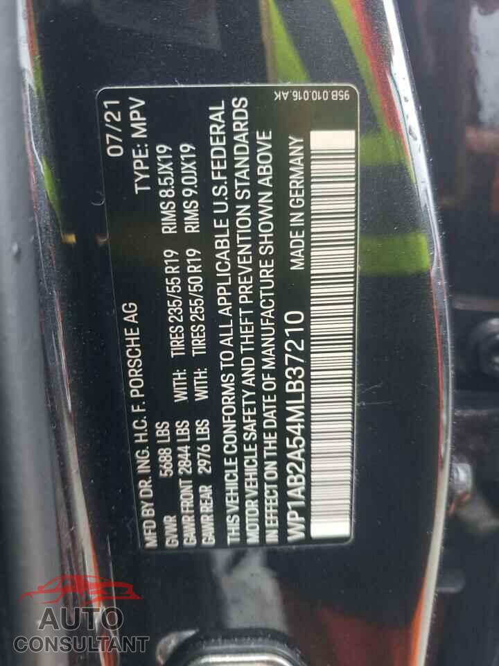 PORSCHE MACAN 2021 - WP1AB2A54MLB37210