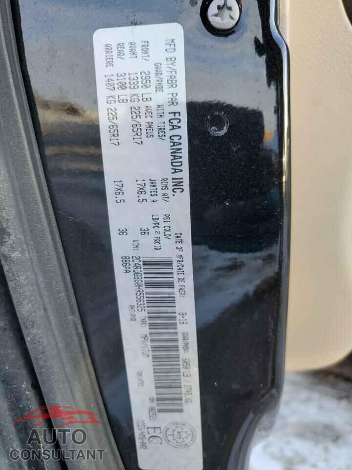 DODGE CARAVAN 2017 - 2C4RDGBG0HR556325
