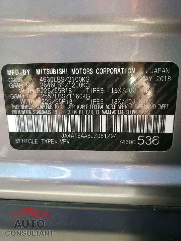 MITSUBISHI ECLIPSE 2018 - JA4AT5AA6JZ061294