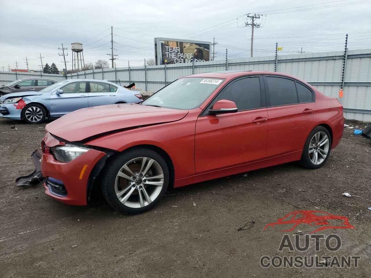 BMW 3 SERIES 2016 - WBA8E9C50GK648515