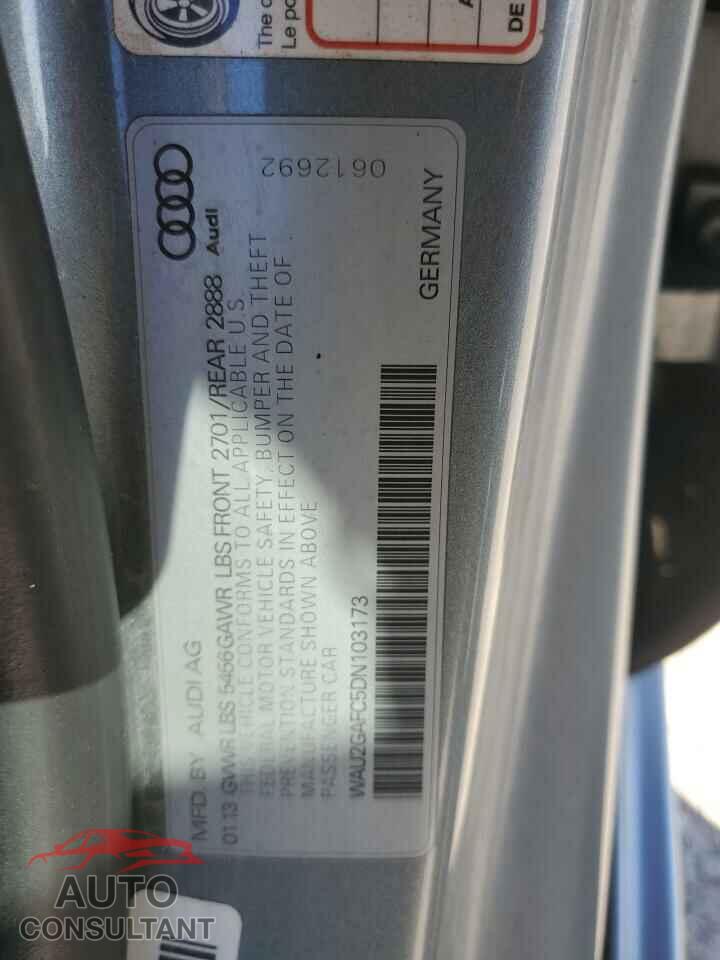 AUDI A7 2013 - WAU2GAFC5DN103173