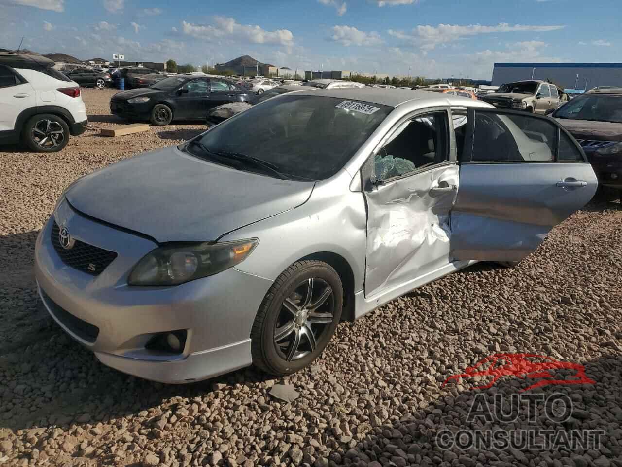 TOYOTA COROLLA 2009 - 1NXBU40E39Z048898