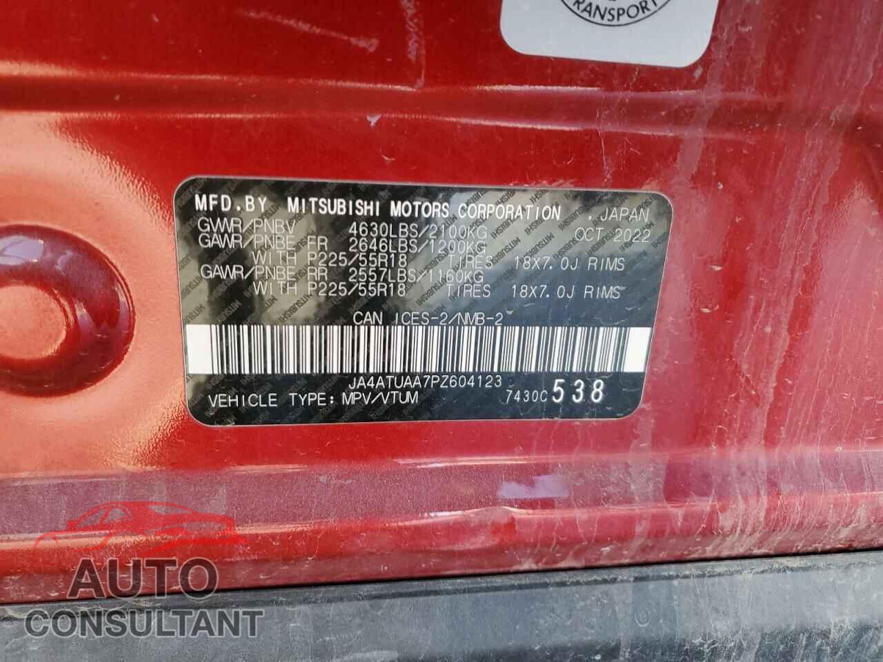 MITSUBISHI ECLIPSE 2023 - JA4ATUAA7PZ604123