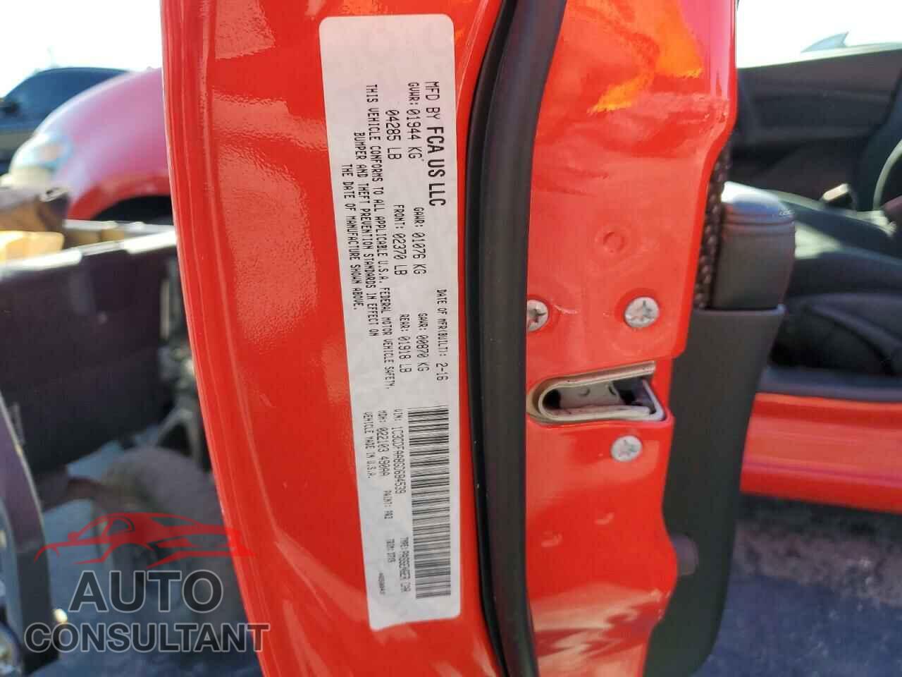 DODGE DART 2016 - 1C3CDFAA8GD684539