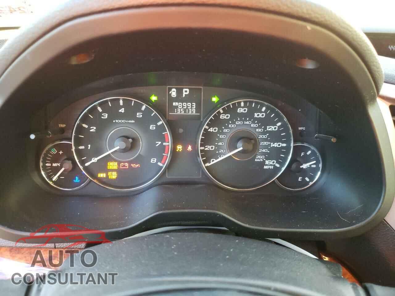 SUBARU OUTBACK 2012 - 4S4BRDKC0C2284151