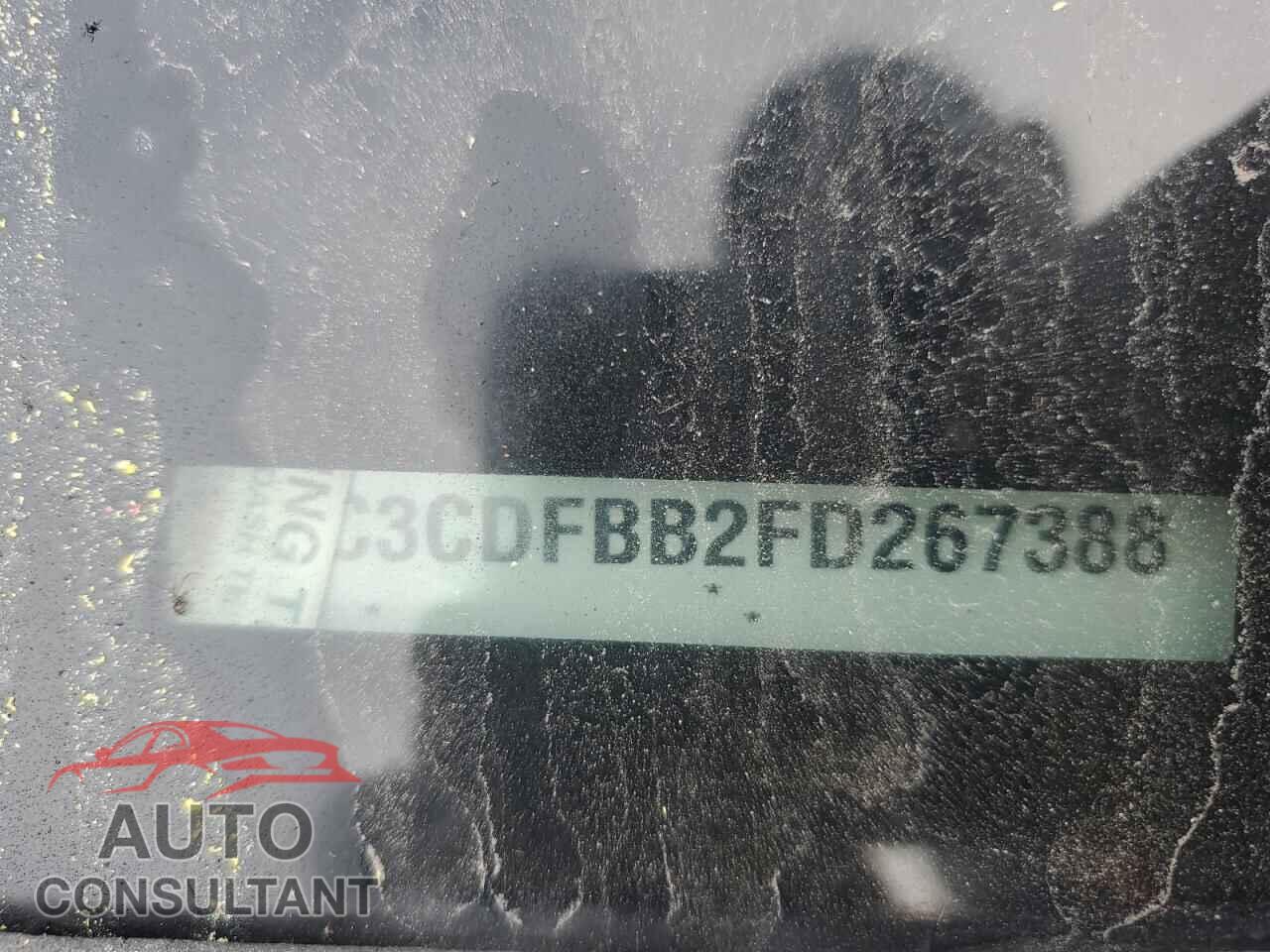 DODGE DART 2015 - 1C3CDFBB2FD267388