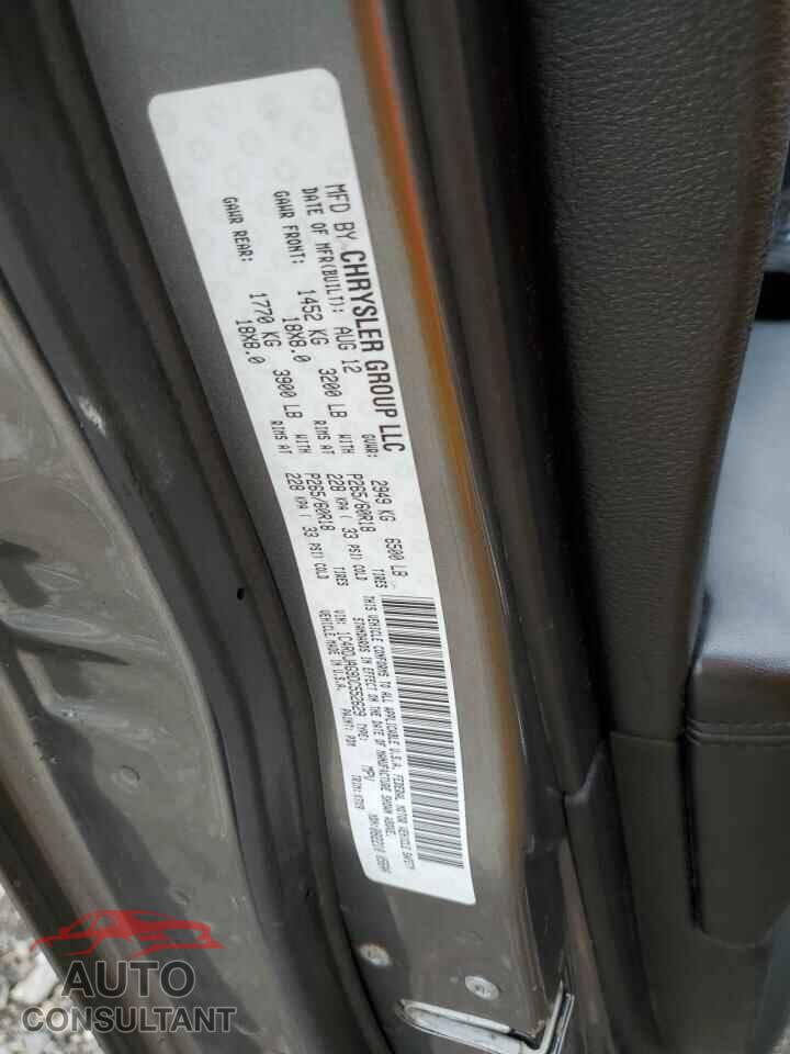 DODGE DURANGO 2013 - 1C4RDJAG9DC552629
