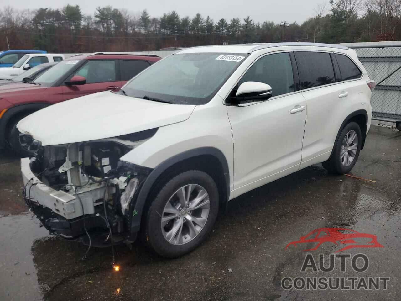 TOYOTA HIGHLANDER 2015 - 5TDJKRFH9FS155653