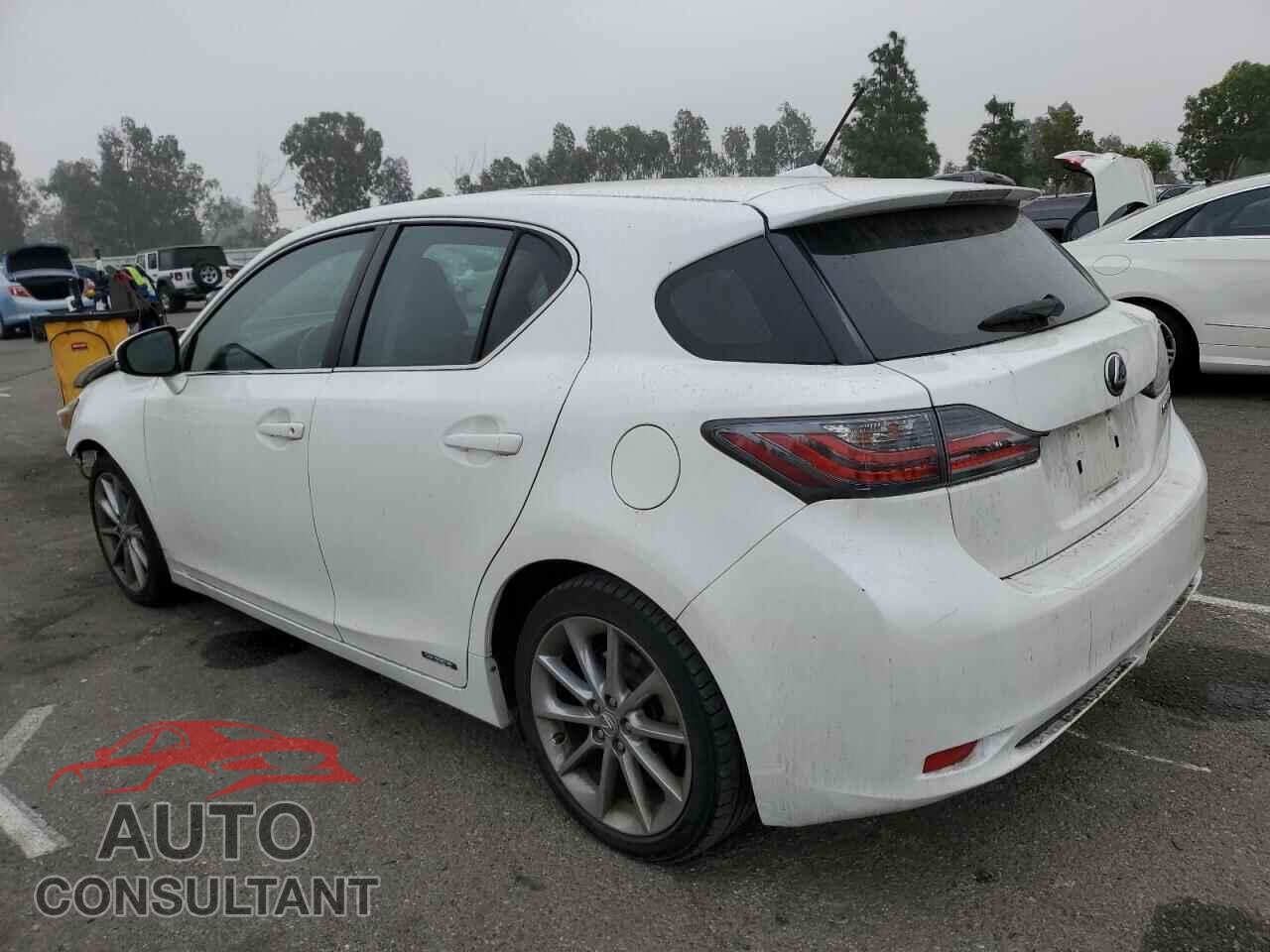 LEXUS CT 200 2012 - JTHKD5BH3C2112165