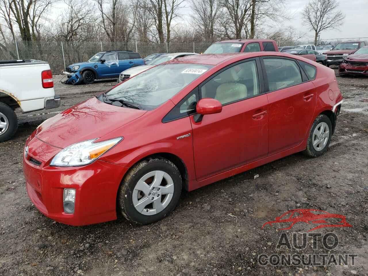 TOYOTA PRIUS 2011 - JTDKN3DU4B1368686