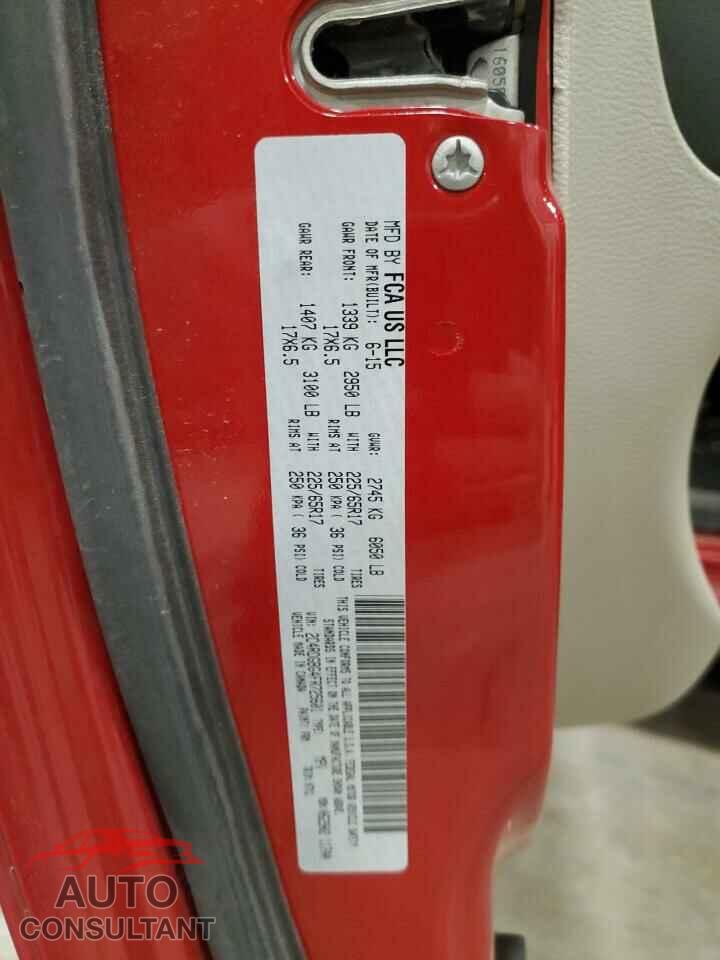 DODGE CARAVAN 2015 - 2C4RDGBG4FR725601
