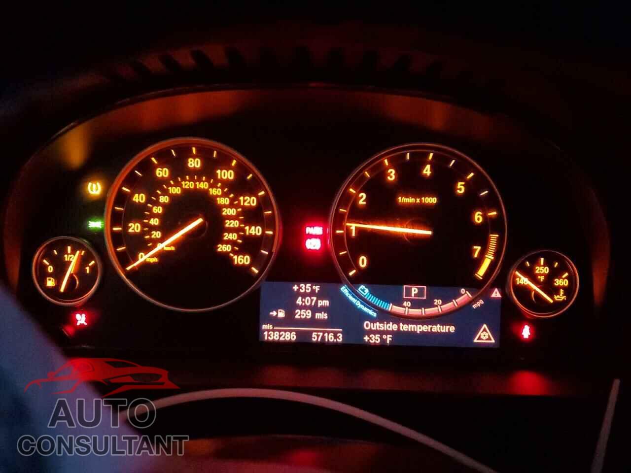 BMW 5 SERIES 2012 - WBAFR7C50CC814858