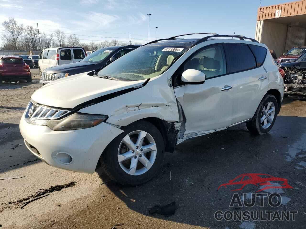 NISSAN MURANO 2009 - JN8AZ18W99W214654