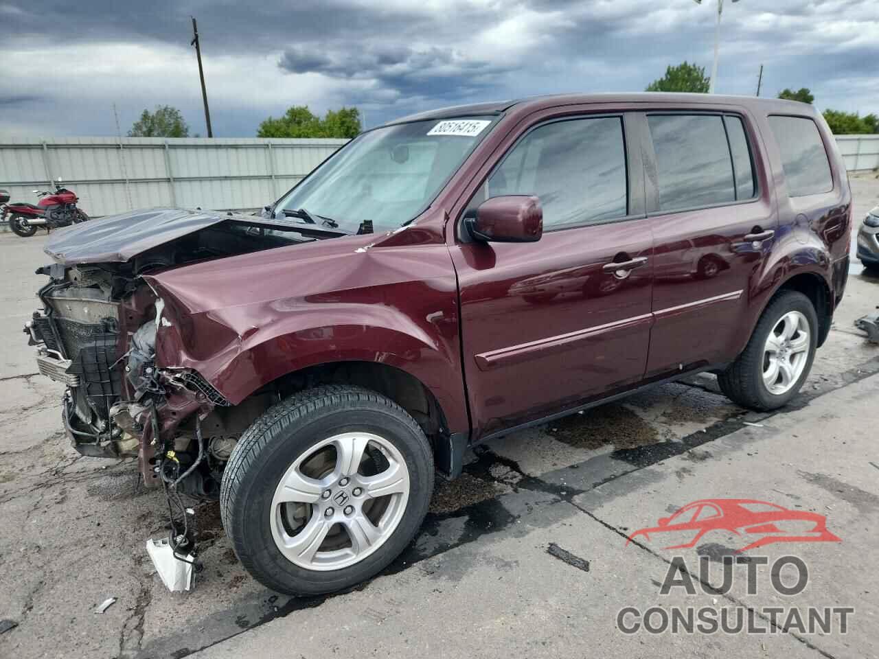 HONDA PILOT 2013 - 5FNYF4H51DB027157