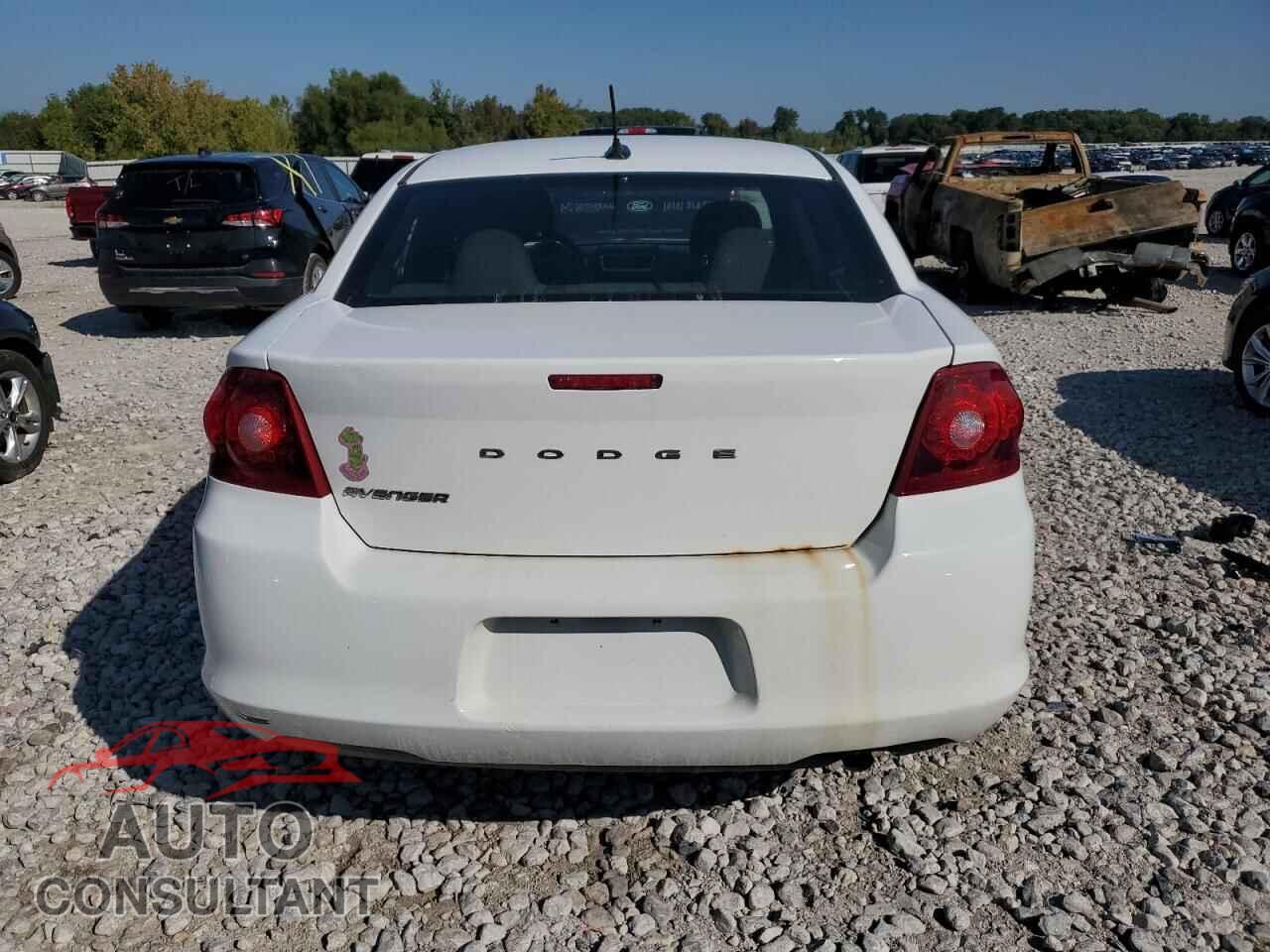 DODGE AVENGER 2013 - 1C3CDZAB8DN551909