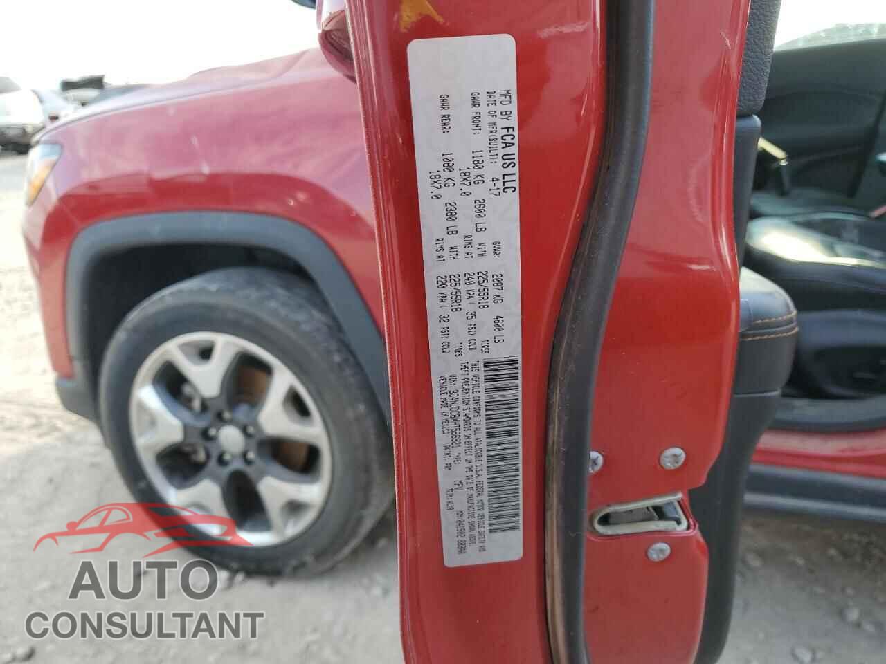 JEEP COMPASS 2017 - 3C4NJDCBXHT596921