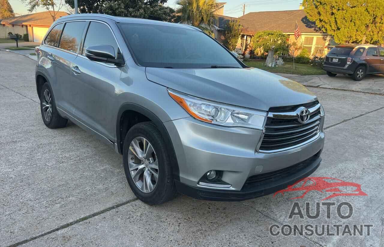 TOYOTA HIGHLANDER 2016 - 5TDKKRFH3GS504344