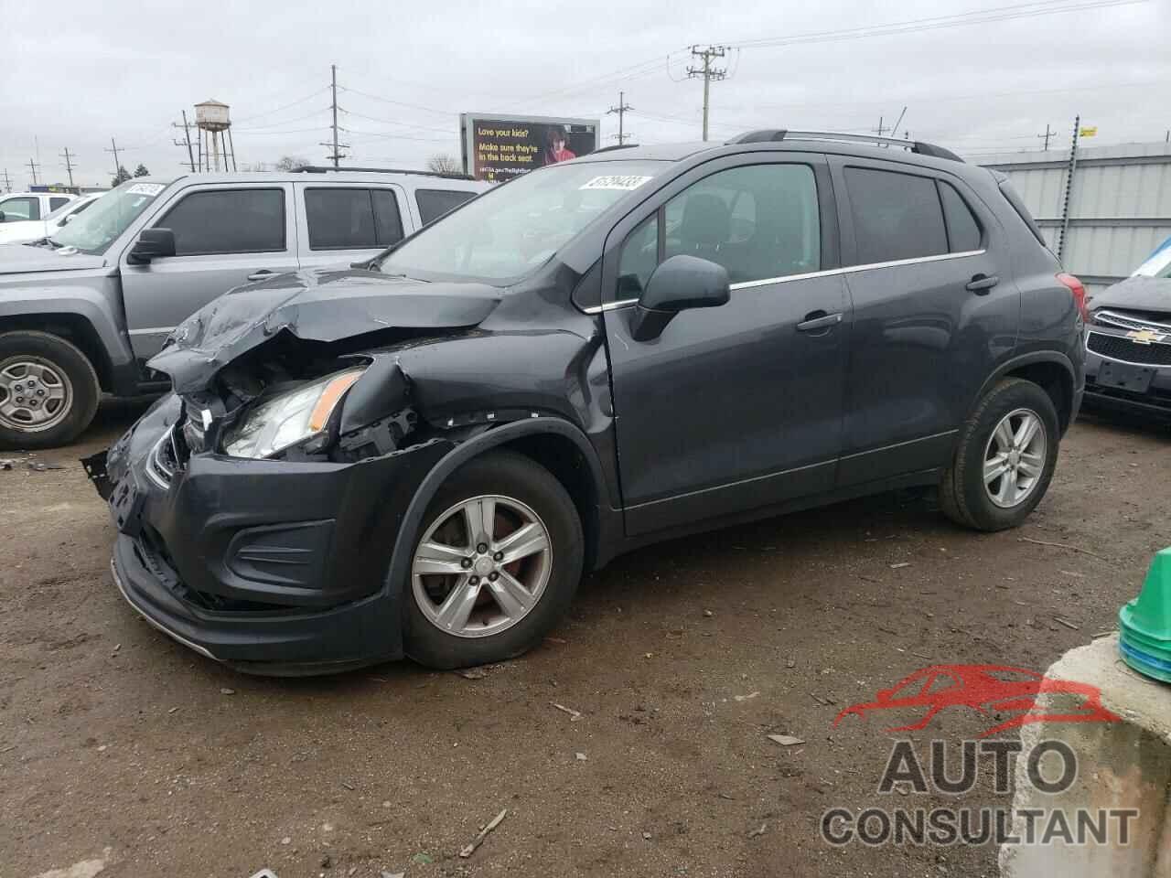 CHEVROLET TRAX 2016 - 3GNCJLSB3GL264649