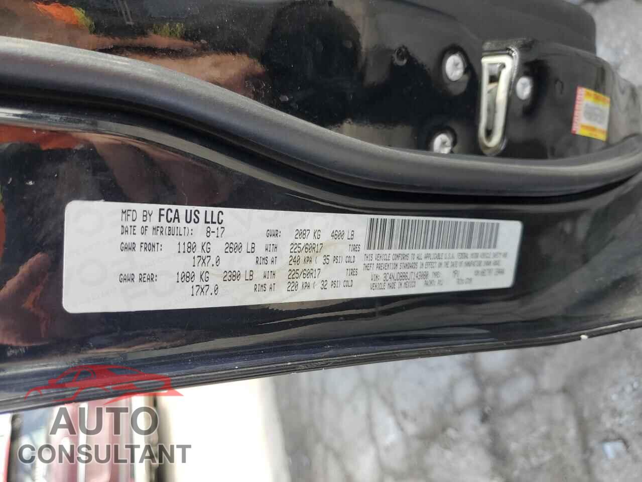 JEEP COMPASS 2018 - 3C4NJDBB6JT143080