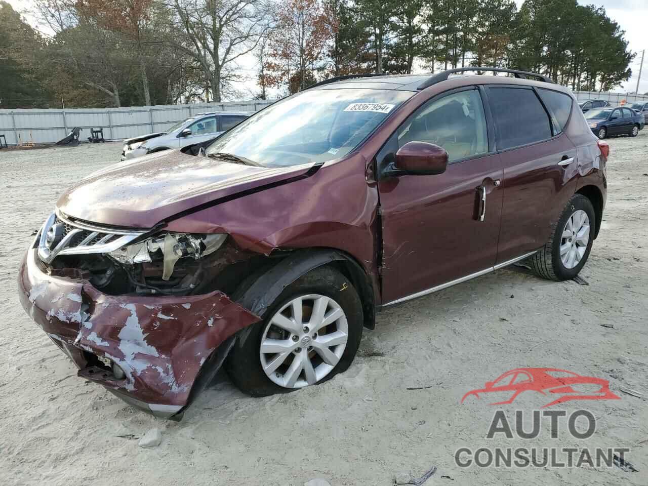 NISSAN MURANO 2011 - JN8AZ1MW1BW178504