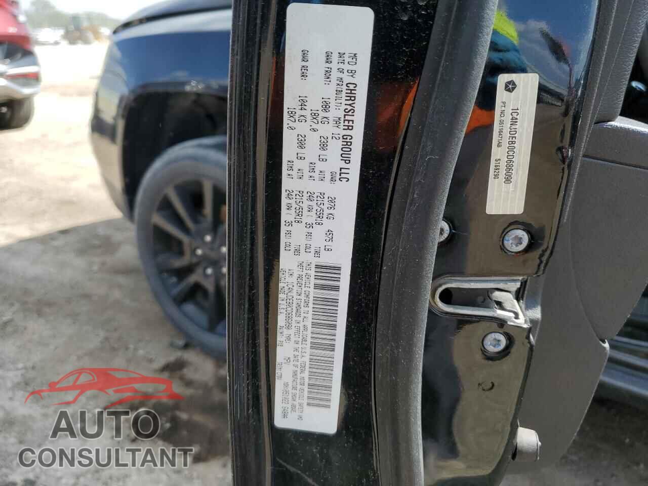 JEEP COMPASS 2012 - 1C4NJDEB0CD686090