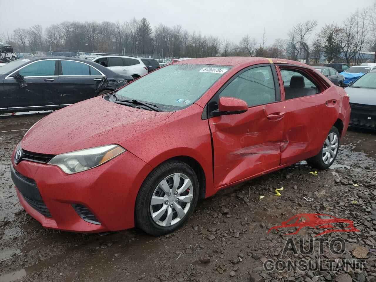TOYOTA COROLLA 2016 - 2T1BURHE1GC626917