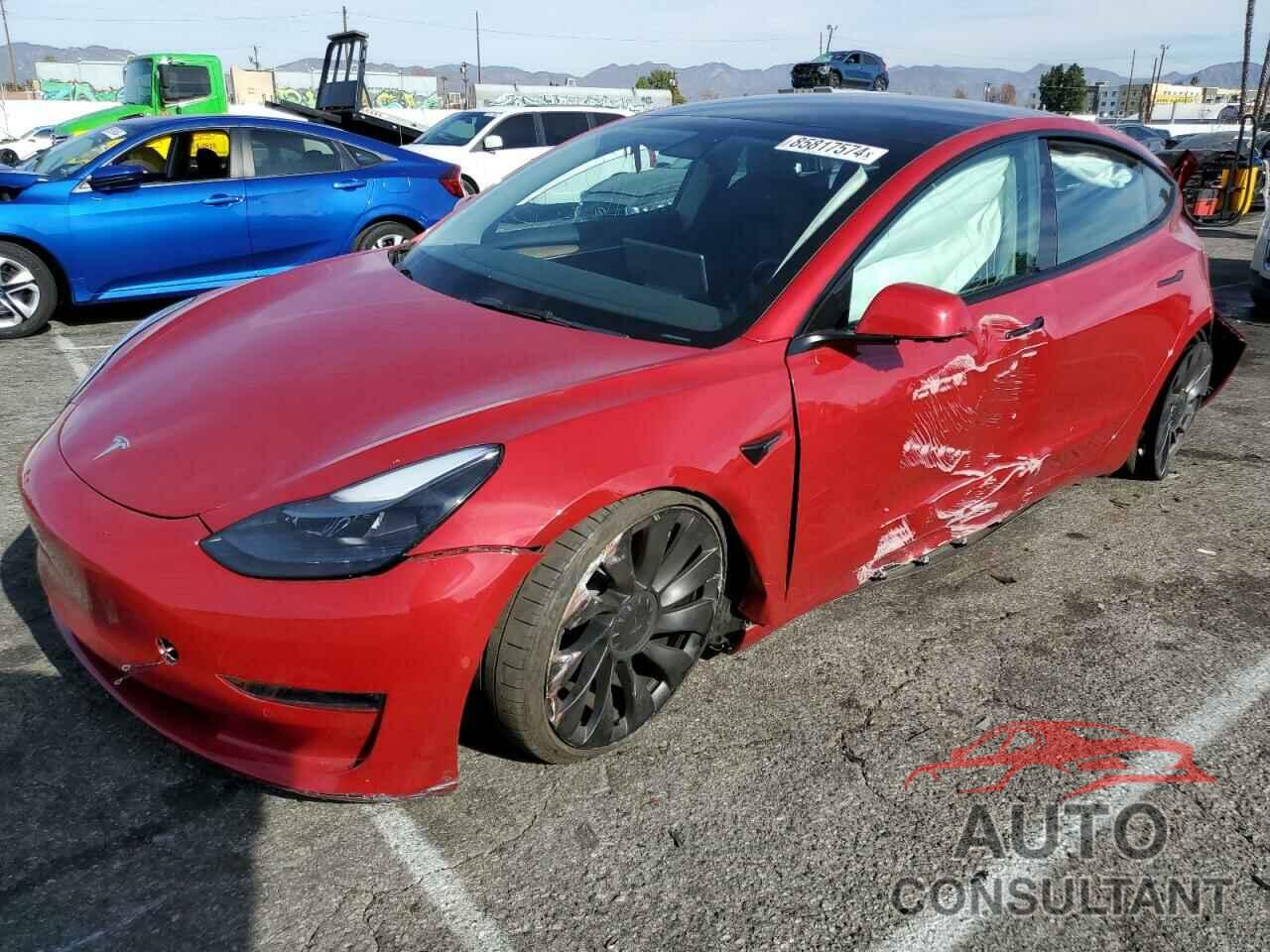 TESLA MODEL 3 2022 - 5YJ3E1EC6NF168337