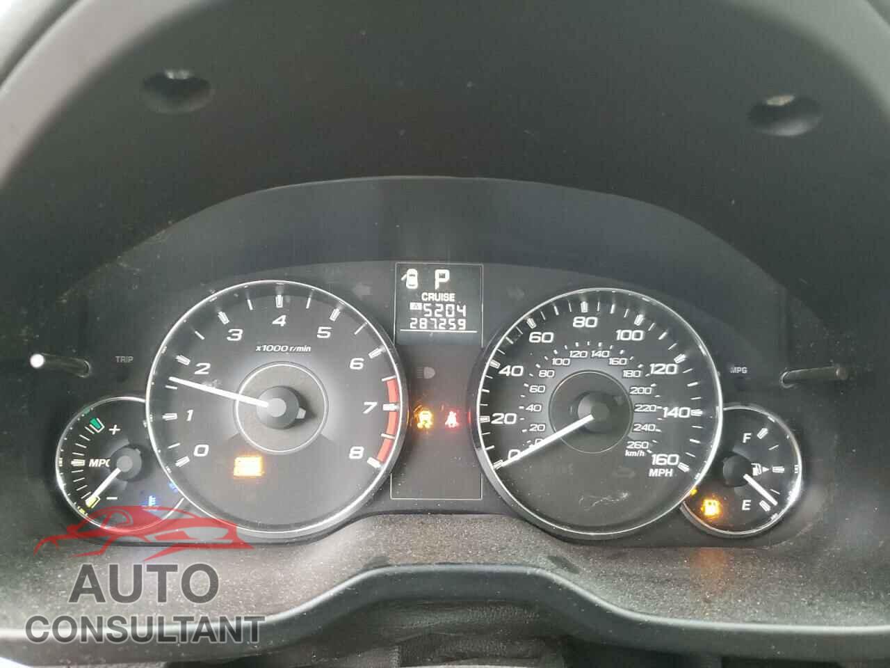 SUBARU OUTBACK 2012 - 4S4BRDLC8C2234841