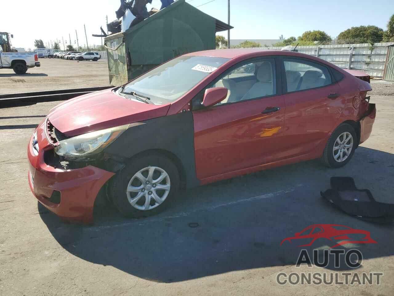 HYUNDAI ACCENT 2012 - KMHCT4AE7CU207015