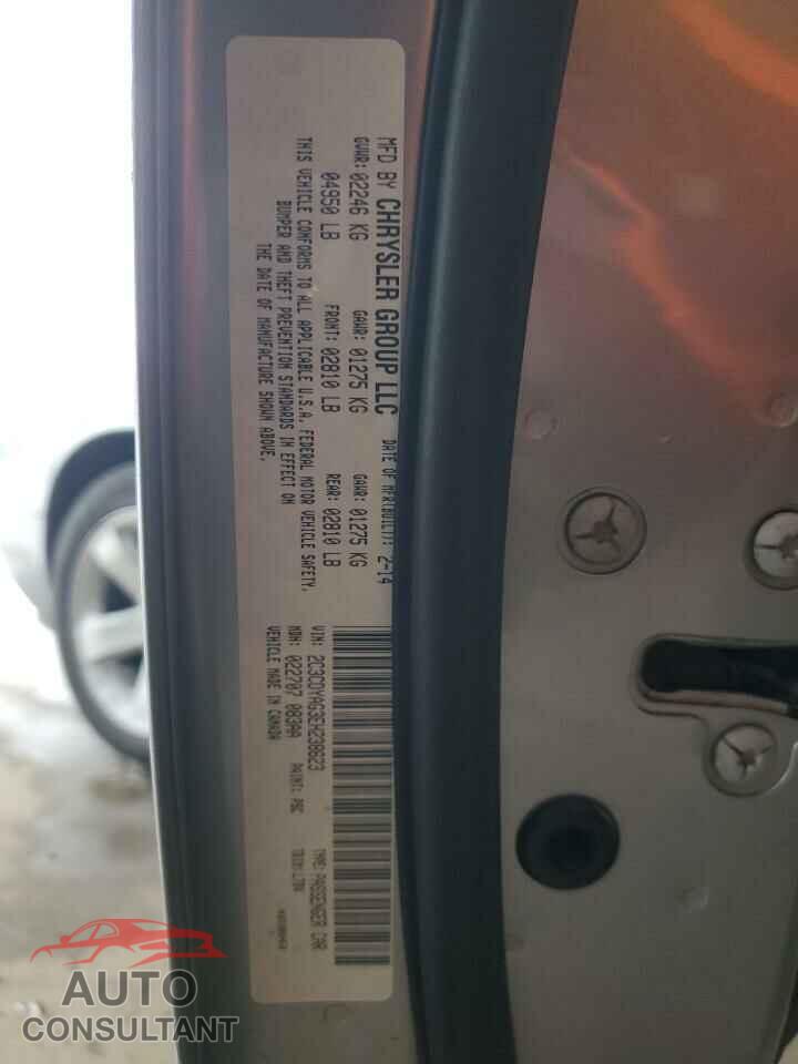 DODGE CHALLENGER 2014 - 2C3CDYAG3EH238623