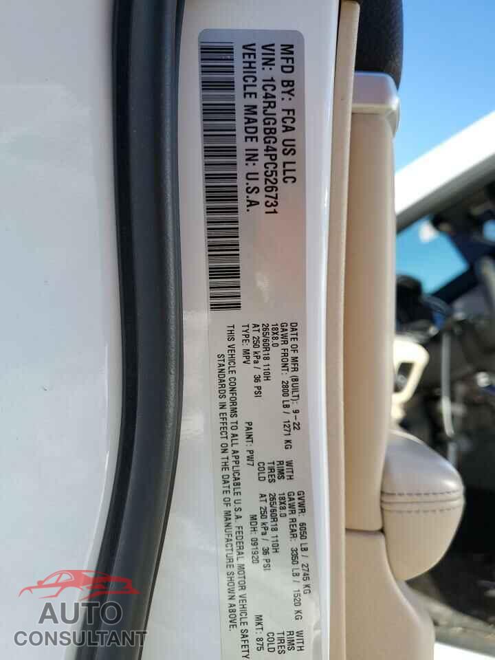 JEEP GRAND CHER 2023 - 1C4RJGBG4PC526731