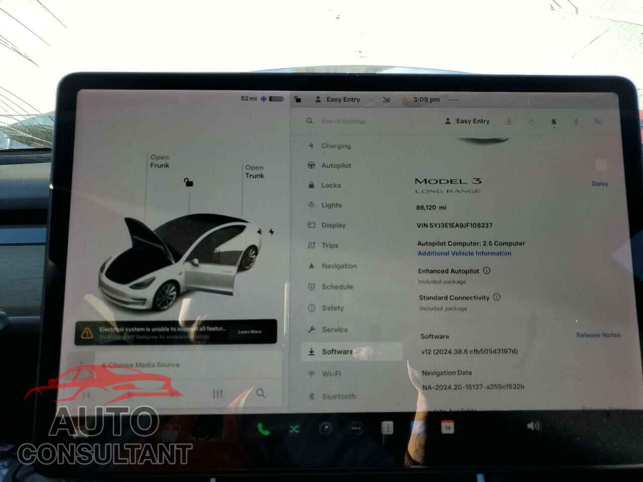 TESLA MODEL 3 2018 - 5YJ3E1EA9JF108237