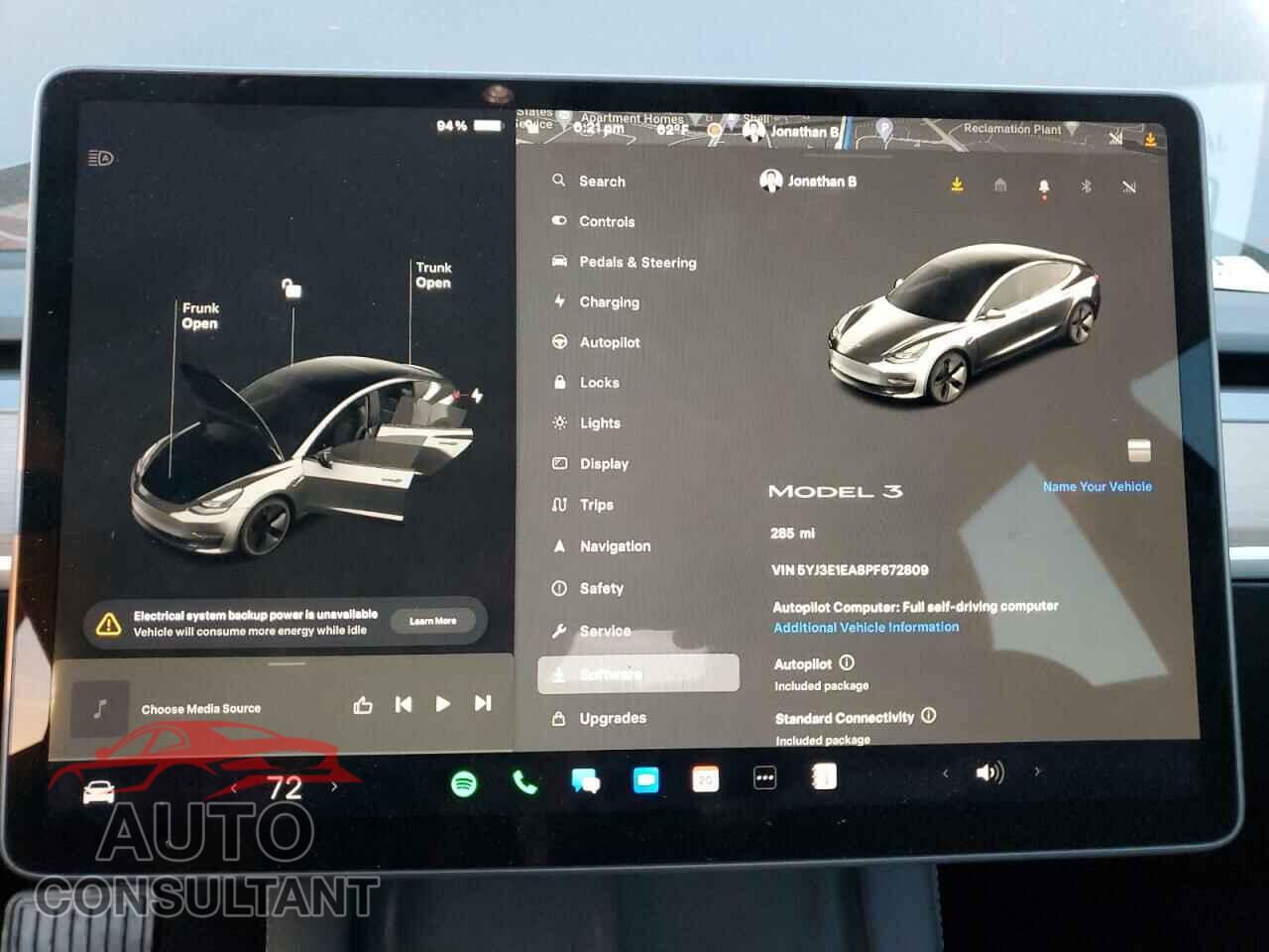 TESLA MODEL 3 2023 - 5YJ3E1EA8PF672809