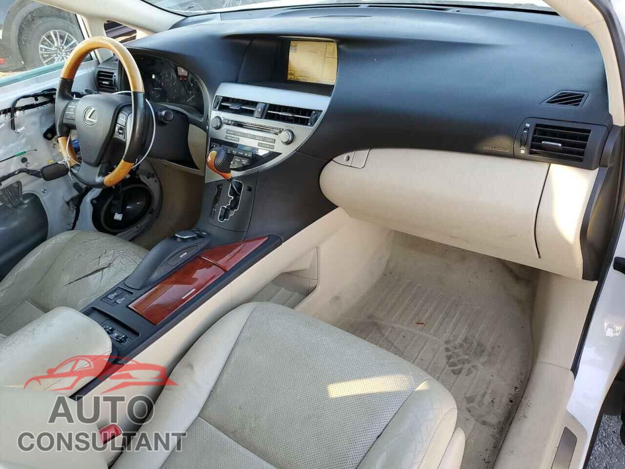 LEXUS RX350 2010 - 2T2BK1BA6AC055702