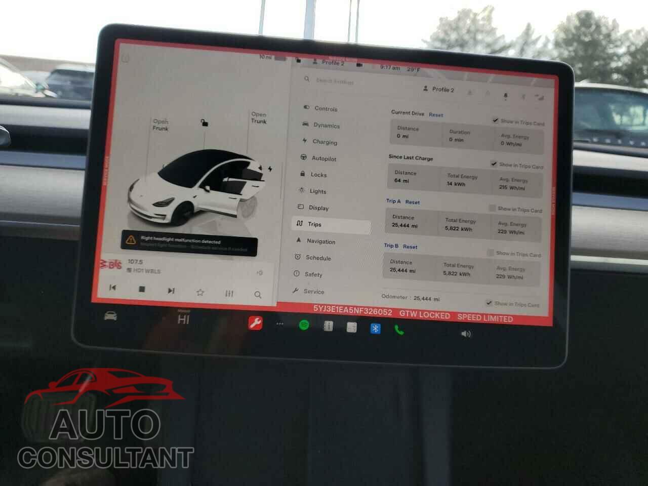 TESLA MODEL 3 2022 - 5YJ3E1EA5NF326052