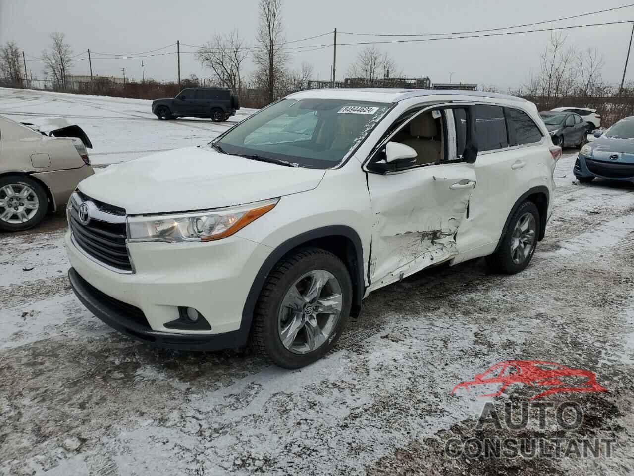 TOYOTA HIGHLANDER 2016 - 5TDDKRFH4GS338084