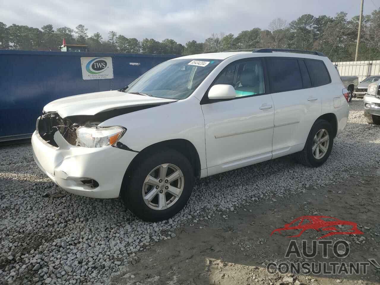 TOYOTA HIGHLANDER 2010 - 5TDZK3EH1AS004252